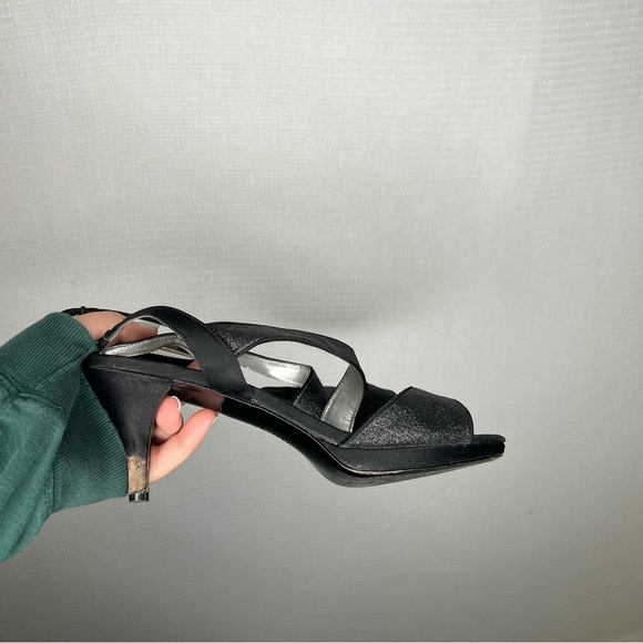 NINA | Black High Heels Sparkle Glitter 10 New York - Picture 3 of 6